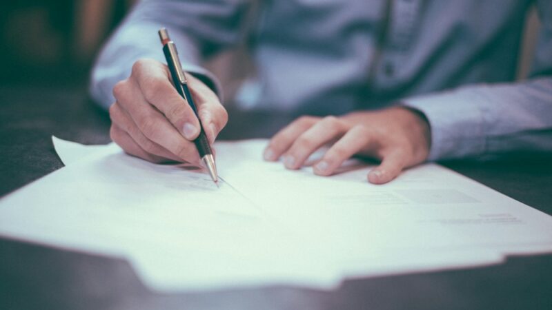 Documents et préparation d’un dossier